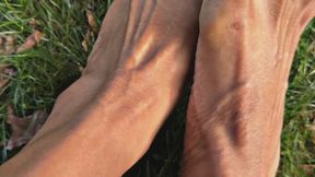 Winter Grounded - Bare Feet, Real Texture, Seasonal Calm