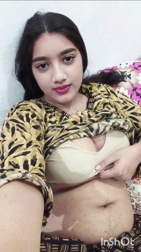 Beautiful sali showing her pink tight pussy