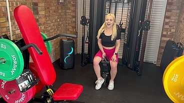 Raw version - Teen caught in the GYM!