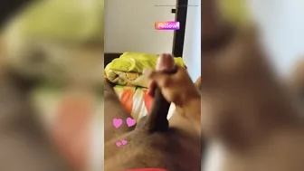 Latino guy jerks off in bathroom after pool day