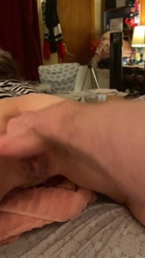 BWC &amp; hand deep inside hungry teen pussy