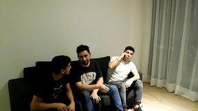 cojiendome unos vecinos, orgia con desconocidos