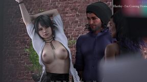 where it all began 7: william shows gina miru s exhibitionist boobs flash