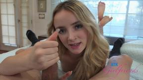 ”GFE Experience with pornstar Maria Kazi jacking off & fucking cock POV”