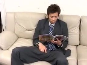 Horny Asian gay guys in Crazy handjob, fingering JAV movie