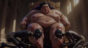 Huge BBW Mistress Foot Worship - Slaves Licking Her Feet to Ecstasy