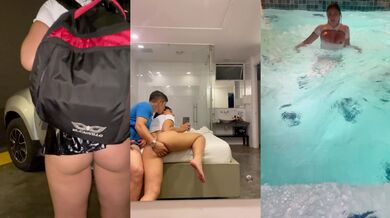 Massaging my sister's friend inside and out until she squirts in her mouth