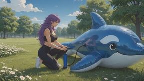 Inflatables Stories #5: Stretching Whales Under the Blazing Sun