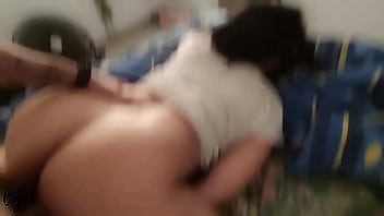 Watch me fuck my neighbor on her parents bed!
