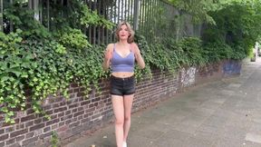 Post-op trans milf greedily deepthroats and gets pounded in doggy