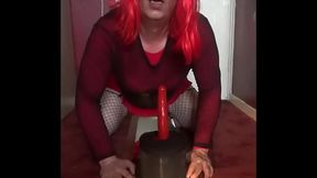 bisexual crossdresser mark wright is willing to take a deepthroat cumshot even if it means c. on it to get his ass fucked by real cock