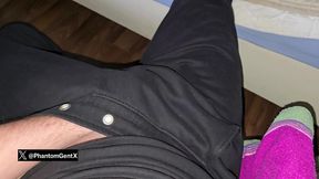 Hot Bulge Tease by Young Stud to Explosive Finish