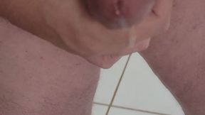 Short Ruined Orgasm Leads to Thick Cum Spurt