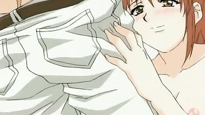 Watch hot anime babes get double-teamed in a wild threesome!