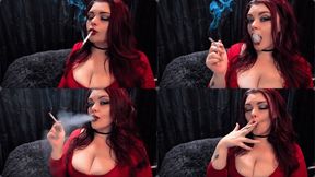 Sensual chain-smoking