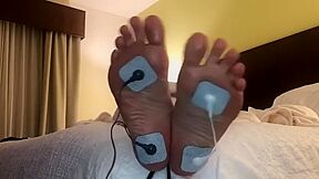 Tens Unit On Sexy Feet