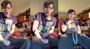 Grandparents almost caught teenagers jerking off raw solo gay