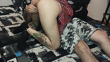 follando con el maestro de la universidad y nos pillan