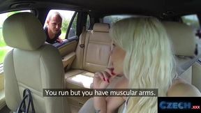 Blonde Taxi Driver Enjoys a Wild Ride - Full Video with Licky Lex!