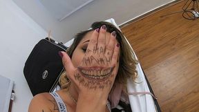 izabela pimenta sente a rola preta do dotado no pelo