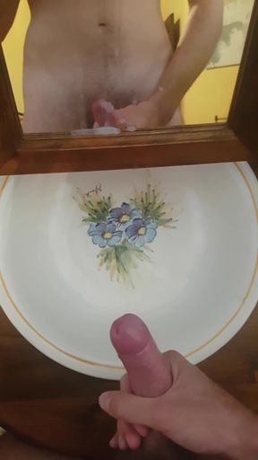 Can You Hold It Longer Than Me? Uncut Mirror Jerk   Clip 1