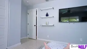 Dirty Danii Teases Stepson's Foot Fetish and Gives Him an Oiled Sensual Footjob S10:E2