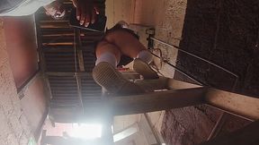 Professor Peeps His Plumbing & Electrical Students with Juicy Asses