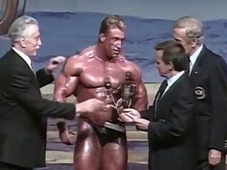 Dorian Yates Sexy Posing, Trophy Presentation, and Speech @1994 Mr. O