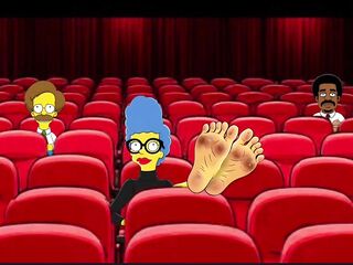 Housewife Mrs. Sinpsom Teases With Immodest Feet. JOI. Tarantino parody.. Toon Foot Fetish