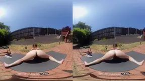 Outdoor Yoga Striptease