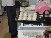 Suddenly, for some reason, I wanted ... buns with apples.