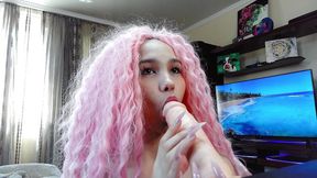 A Juicy First-person Blowjob From a Young and Hot Asian Girl