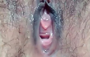 My cousins creamy  pussy closeup