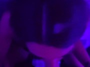 Stripper gets fucked in the backstage restroom