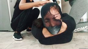 Sexy Fitness Instructor Hogtied By Her Naughty Students