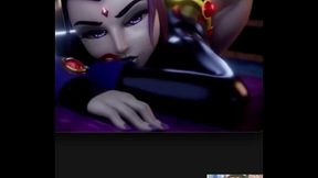 Thicc Fat Ass Widowmaker Twerking &mdash;  Halloween Mercy Fucking &mdash;  Raven Cock Tease &mdash;  Compilation