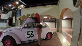 cum on face in mall