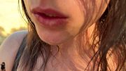 Close up blowjob teasing big tits nicky mist
