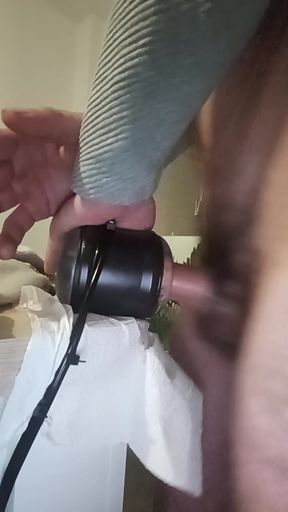 Letting go with this masturbator that didn't quite get the point
