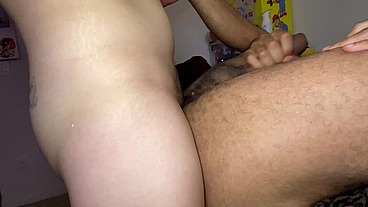 Sexy Latina Trans Girl Alexa Scout Flip Fucks & Cums While Taking Dick