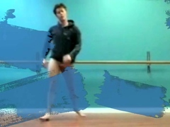 Male ballet practice (without tights!)