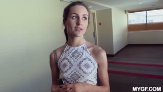 MYGF - Hot Babe Renee Roulette Gets Hornier When Ken , J. Jay Watches Her Playing With Herself