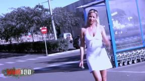Blonde Spanish milf rough anal fuck