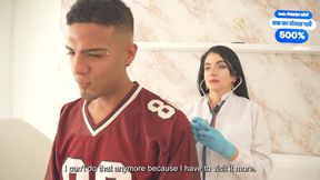 MILF doctor discovers a BBC inside her patient's pants - DEEPTHORAT, BIG TITS