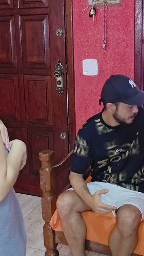 The Delivery Guy Arrives and We Can't Resist Having Sex with Him