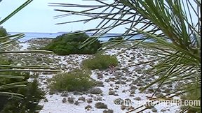 Sexy MILF Naked on the Nudist Beach