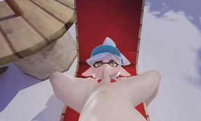 Marie giving you a cute blowjob 3D VR (A XXX Parody)