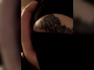 Feminized sissy bitch sissykrisssyy bows over and plays with her sissy vagina with a anal-plug