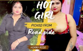 Hot Girl Picked From Road Side