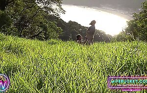 Wife Porn by Wifebucket  and her boyfriend fucking outdoor